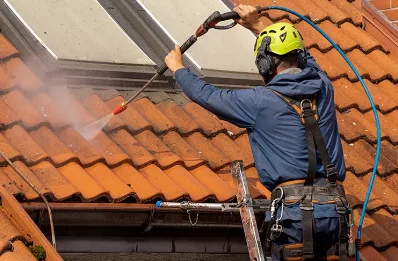 Démoussage et hydrofuge de toiture à Sexcles